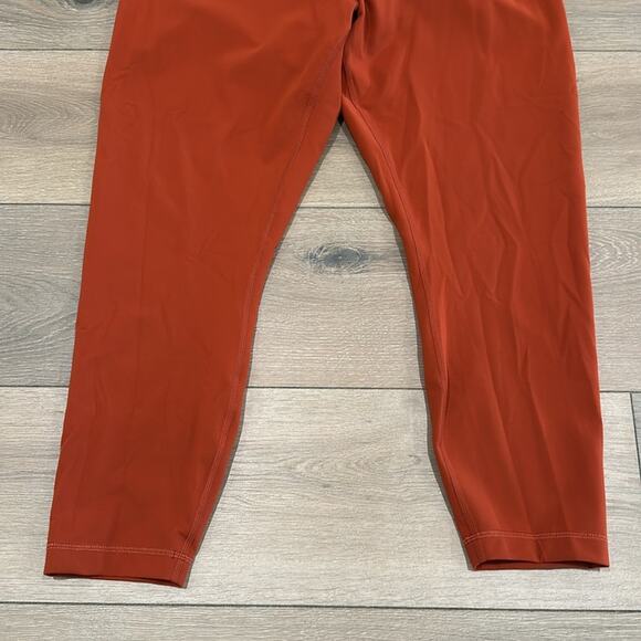 LULULEMON Aztec Brick Wunder Train High‎ Rise Active Workout Leggings Size 18 - Picture 5 of 12